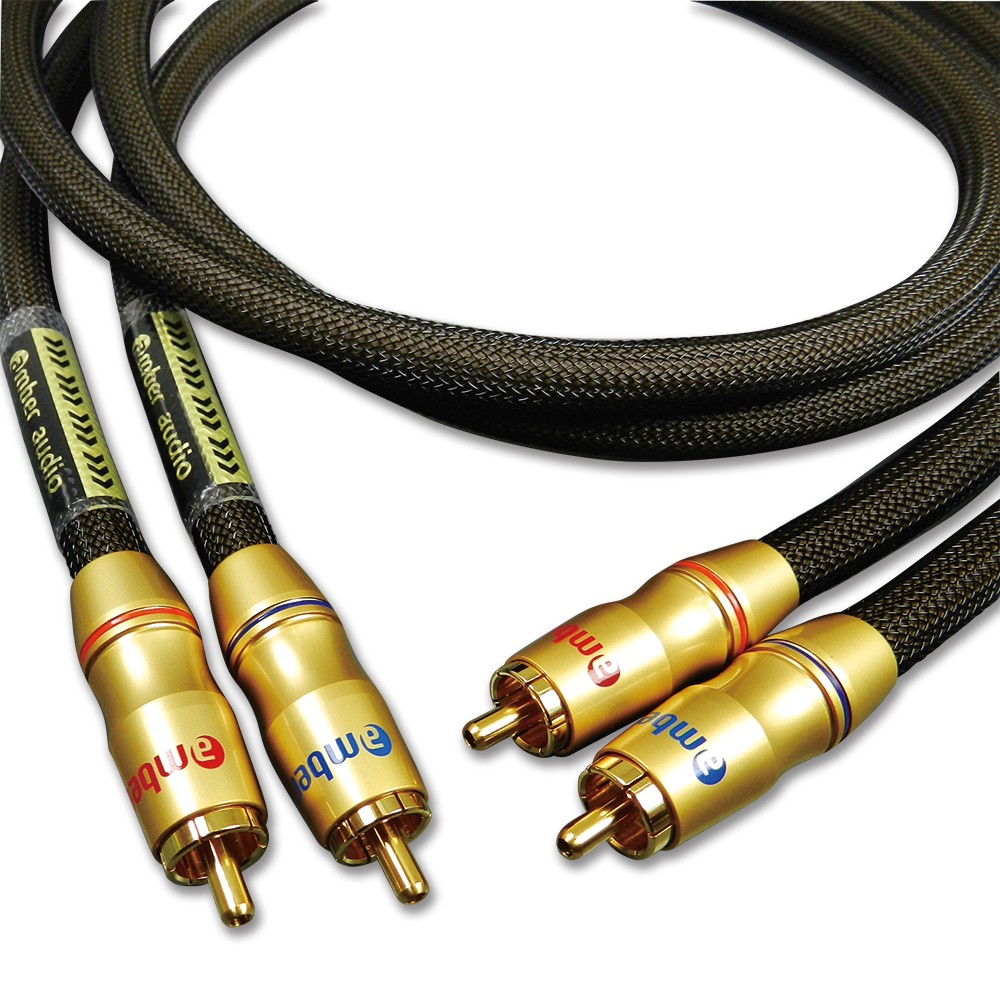 9ft Single RCA Male to RCA Male Plug Premium Audio Cable Gold Plated Connectors