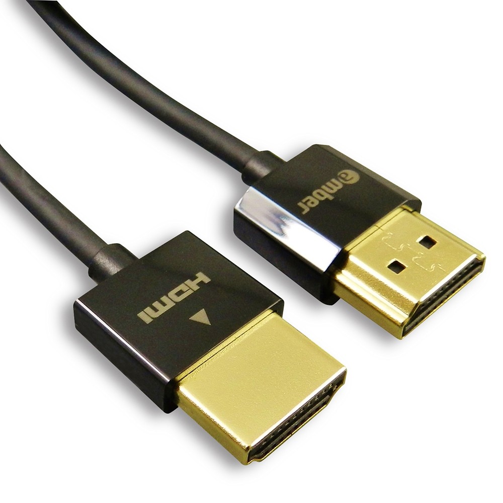 [HM-AA220] Top Ultra Slim HDMI Cable, A to A, OFC, Premium 4K Ultra HD