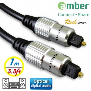 AT21_ S/PDIF Optical Digital Audio Cable, Toslink to Toslink, 1m (3.3 ft.)