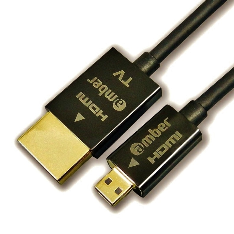 [HM-DA04] 超優質Premium 4K UHD，Active主動式HDMI超細線，micro HDMI (type D)轉HDMI A，OFC，4.6米。小屏變大屏。
