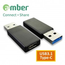 [CU3-GA06] Adapter USB3.0 A male to USB3.1 Type-C female.