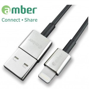 ALT-U02_ USB Lightning cable for iPhone/ iPad，極速快充/資料傳輸線，鋅合金一體成型，高導性無氧銅(OFHC)導體。
